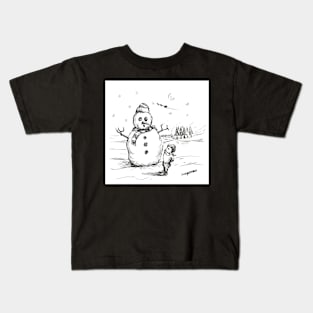 Snowman Kids T-Shirt